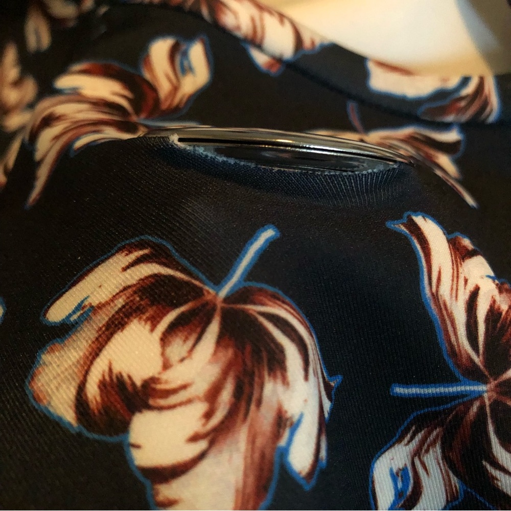 NEW NWT YIGAL AZROUEL Dress Floral Printed Scuba - Picture 8 of 14
